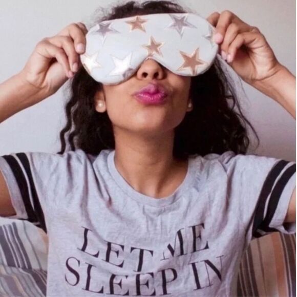 New Free People Metallic Star Eye Mask - Picture 4 of 5